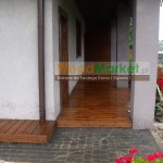 Po montażu tarasu z desek tarasowych modrzewia syberyjskiego