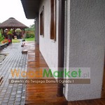 Po montażu tarasu z desek tarasowych modrzewia syberyjskiego