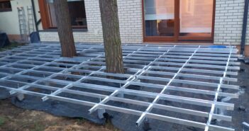 Montaż tarasu kompozytowego bez błędów , kratownica