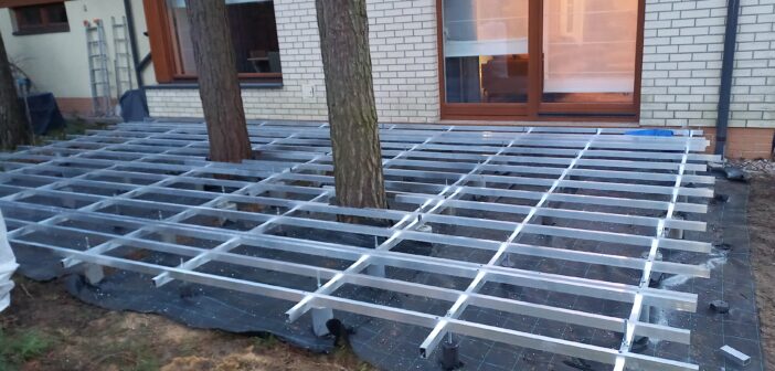 Montaż tarasu kompozytowego bez błędów , kratownica